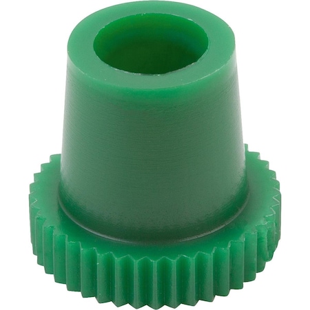 Kipp Folding Screw Cap, 12 mm Dia, Green, Polyethylene K1133.912